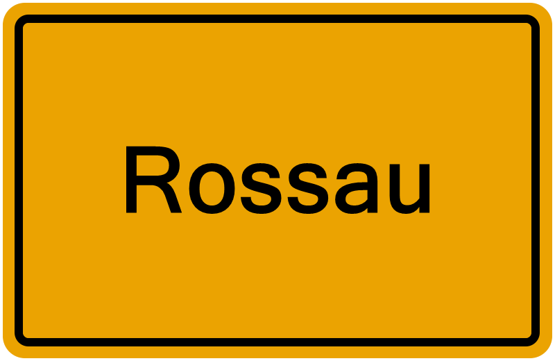 Handelsregisterauszug Rossau