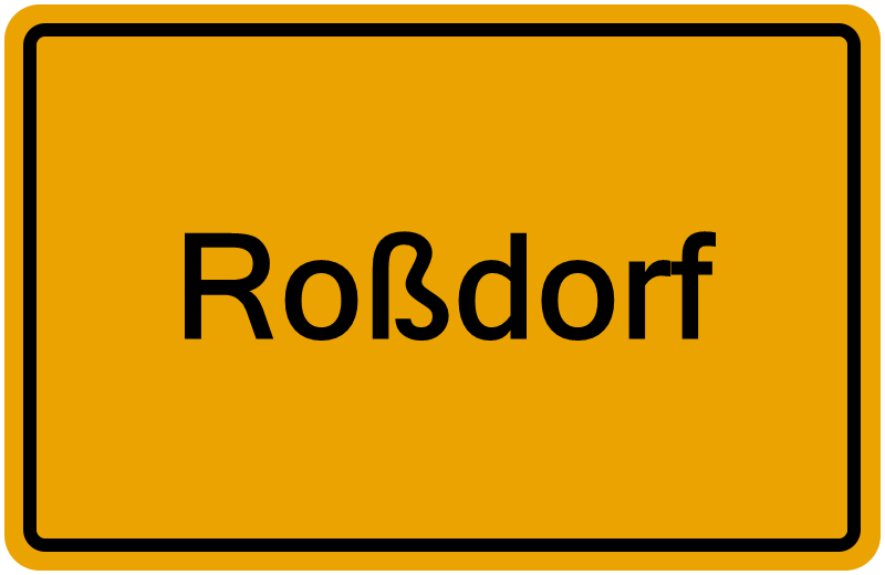 Handelsregisterauszug Roßdorf