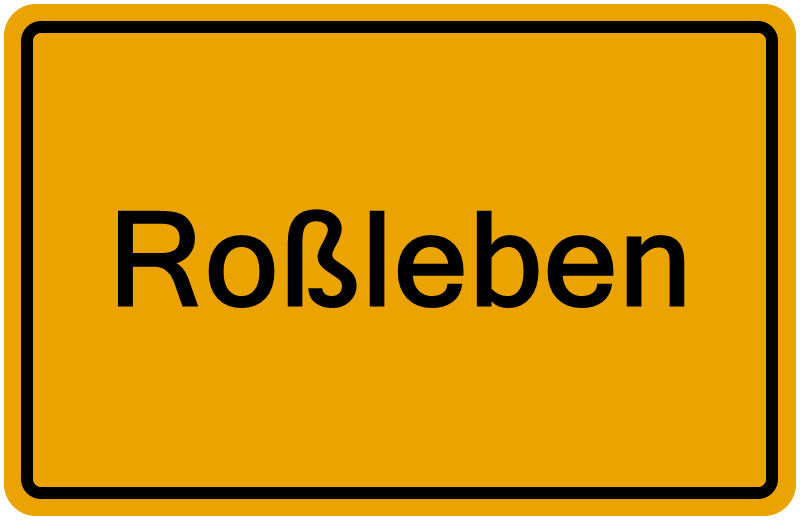 Handelsregisterauszug Roßleben