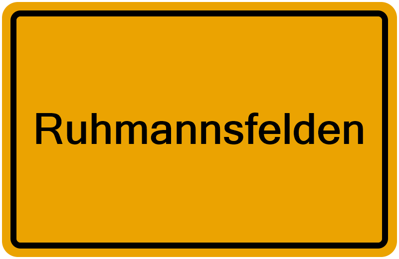 Handelsregisterauszug Ruhmannsfelden