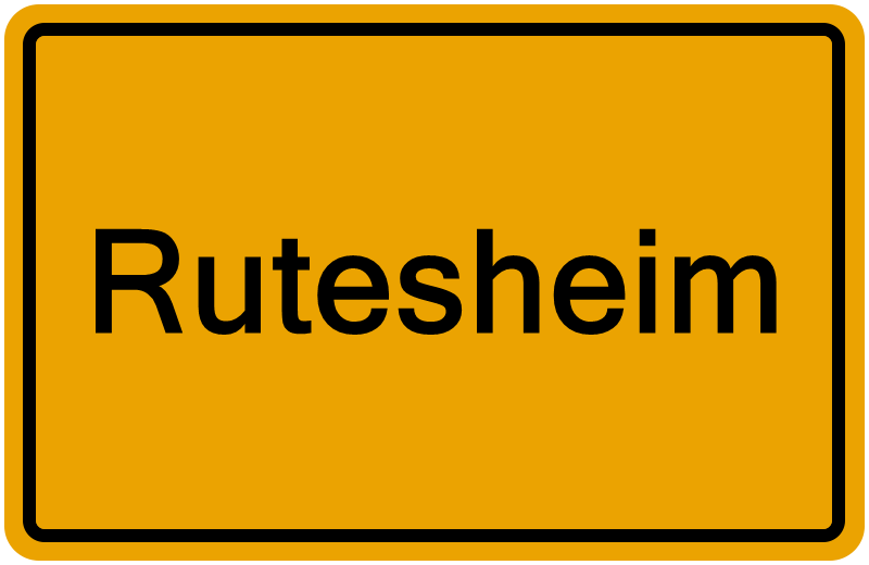 Handelsregisterauszug Rutesheim