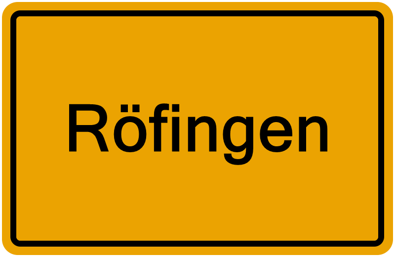 Handelsregisterauszug Röfingen