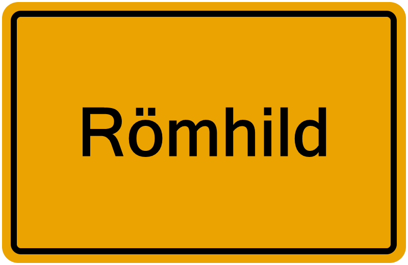 Handelsregisterauszug Römhild