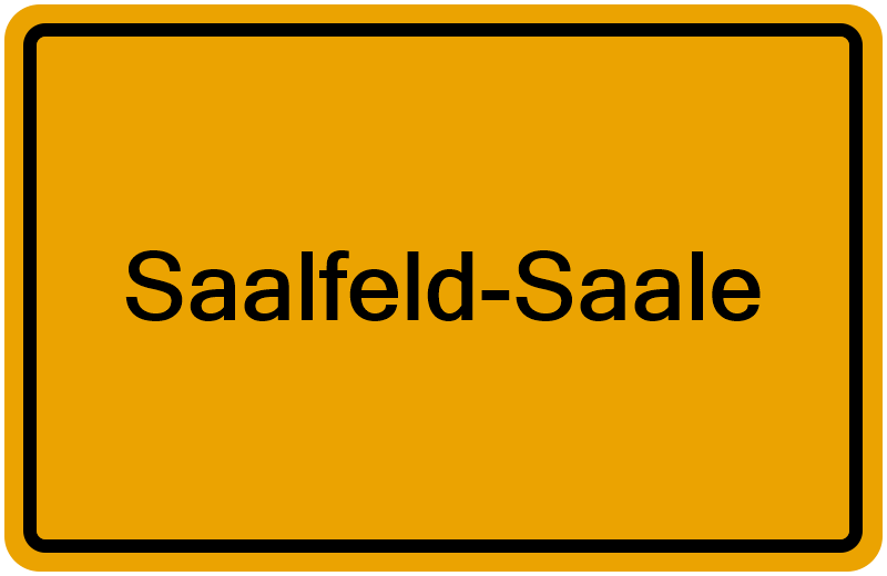Handelsregisterauszug Saalfeld-Saale