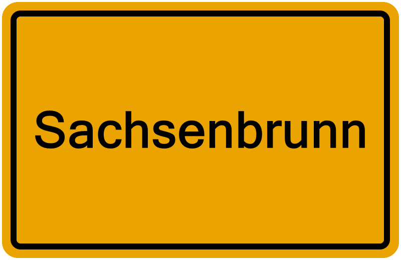 Handelsregisterauszug Sachsenbrunn