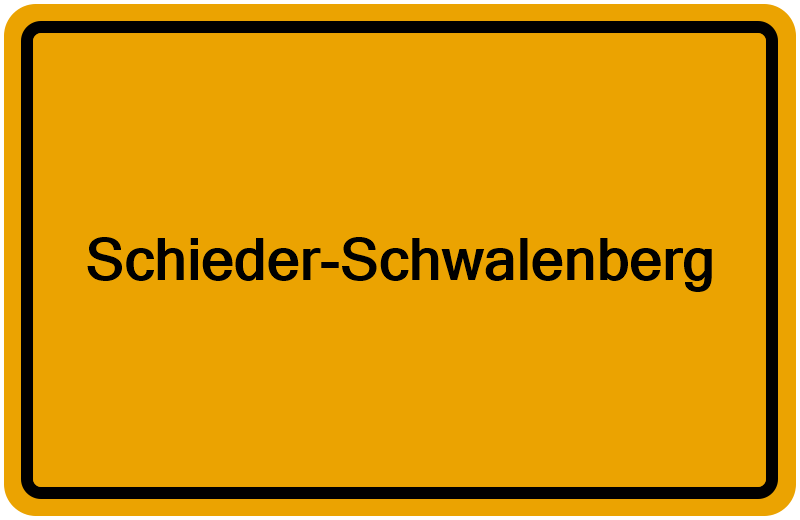 Handelsregisterauszug Schieder-Schwalenberg