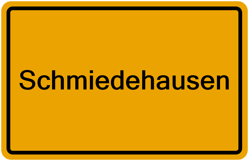 Handelsregisterauszug Schmiedehausen