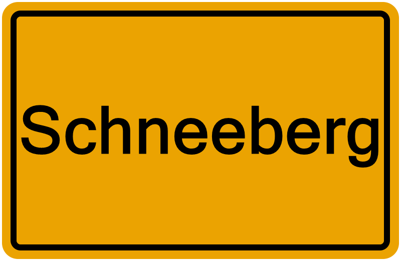 Handelsregisterauszug Schneeberg