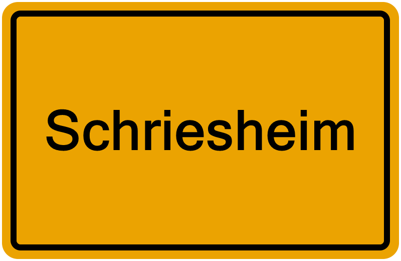 Handelsregisterauszug Schriesheim