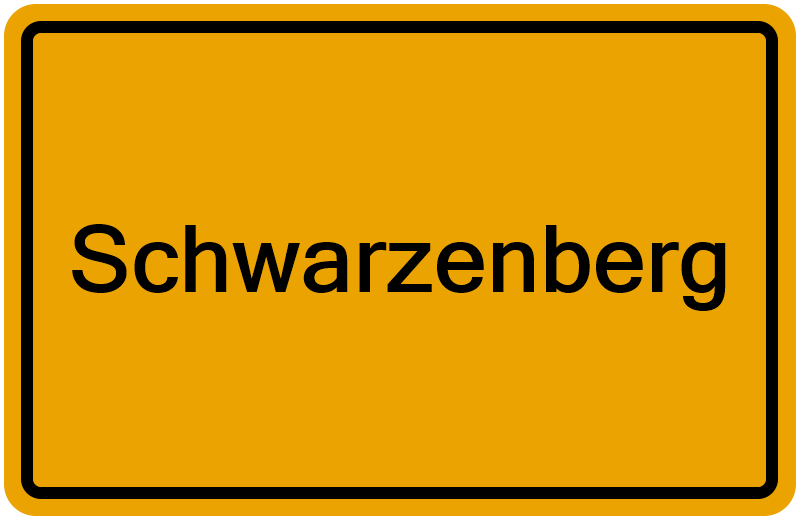 Handelsregisterauszug Schwarzenberg