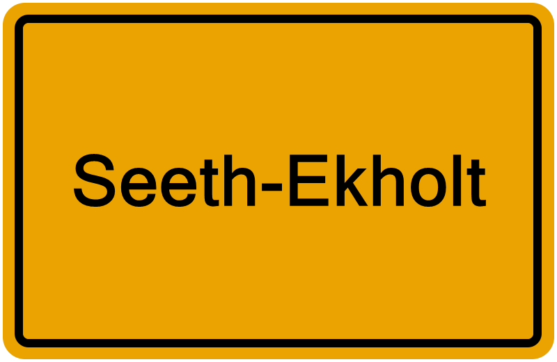 Handelsregisterauszug Seeth-Ekholt