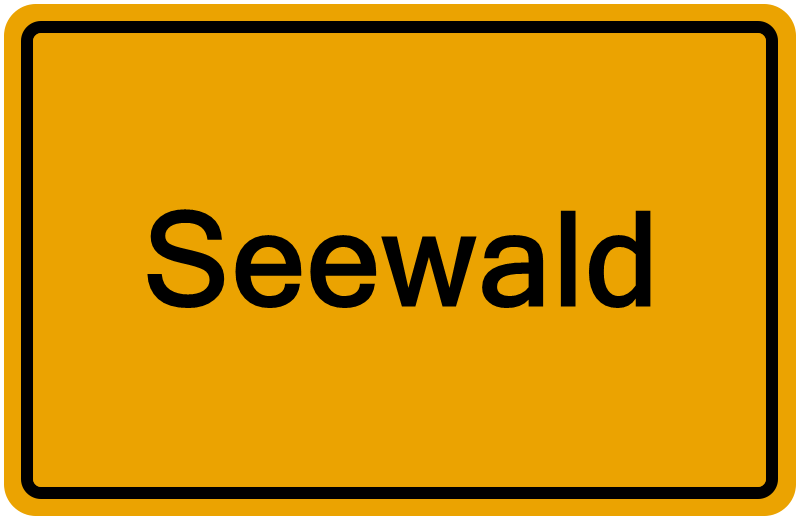 Handelsregisterauszug Seewald