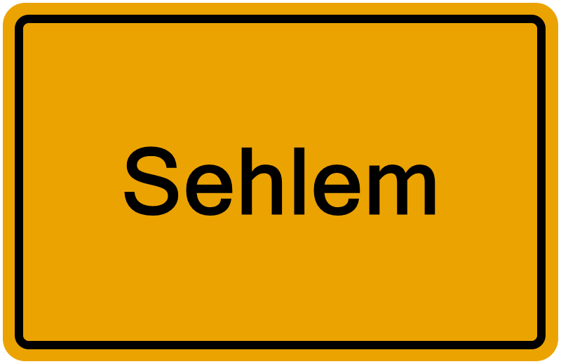 Handelsregisterauszug Sehlem