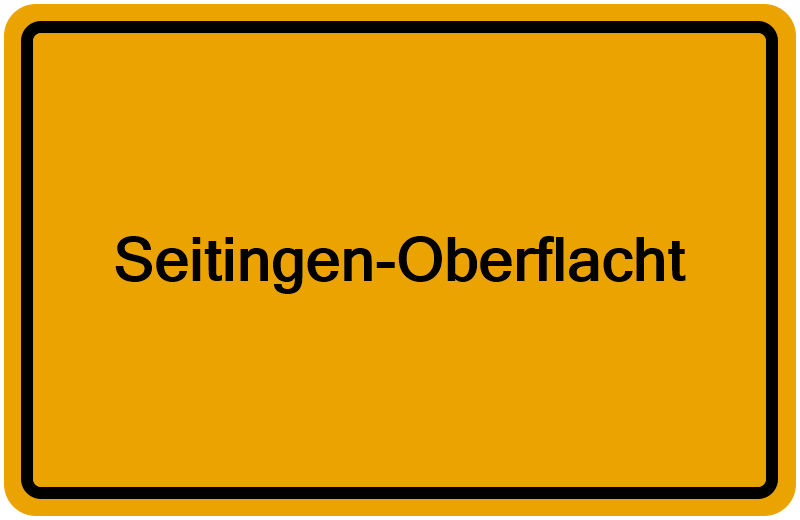 Handelsregisterauszug Seitingen-Oberflacht