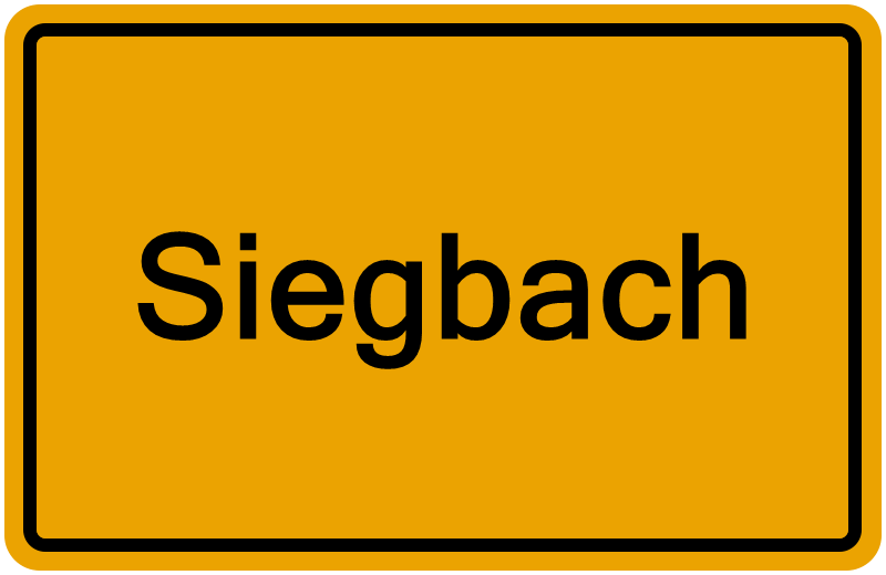 Handelsregisterauszug Siegbach