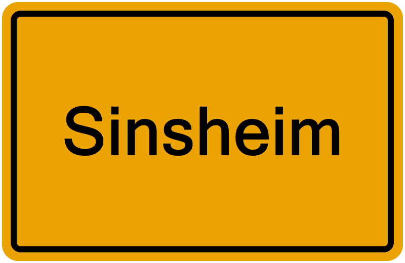 Handelsregisterauszug Sinsheim