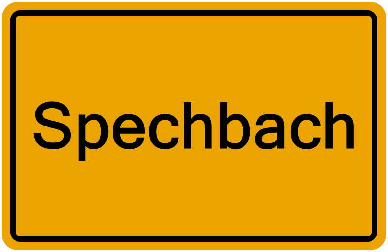 Handelsregisterauszug Spechbach