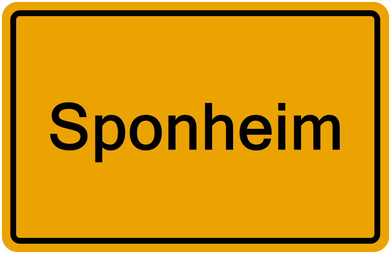 Handelsregisterauszug Sponheim