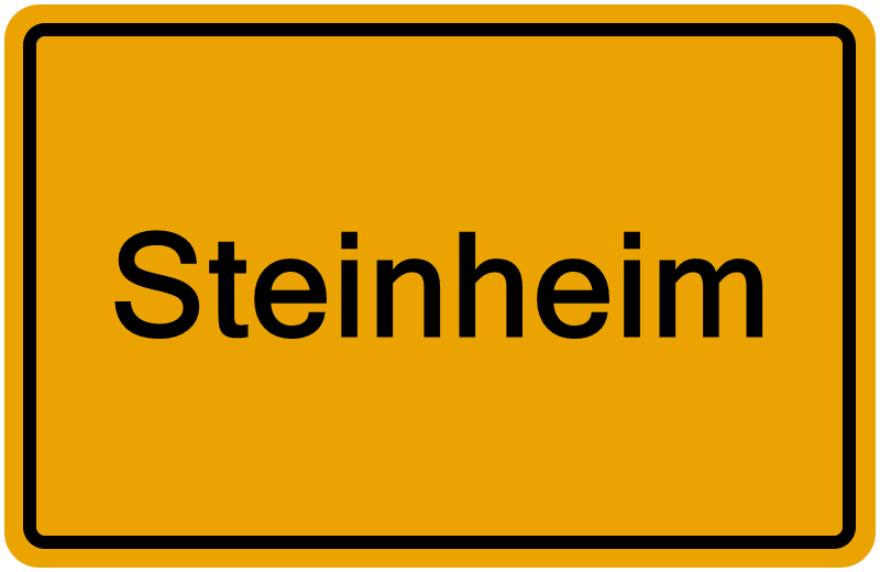 Handelsregisterauszug Steinheim