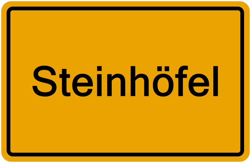 Handelsregisterauszug Steinhöfel