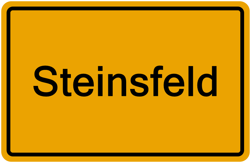 Handelsregisterauszug Steinsfeld