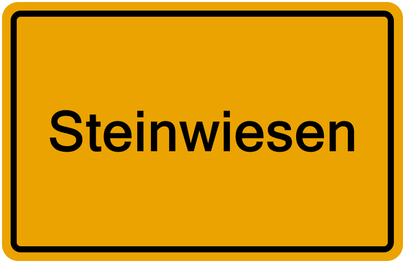 Handelsregisterauszug Steinwiesen