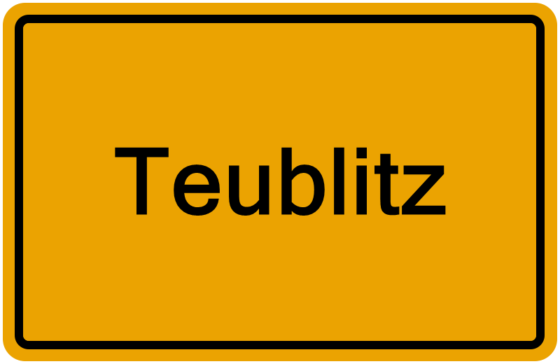 Handelsregisterauszug Teublitz