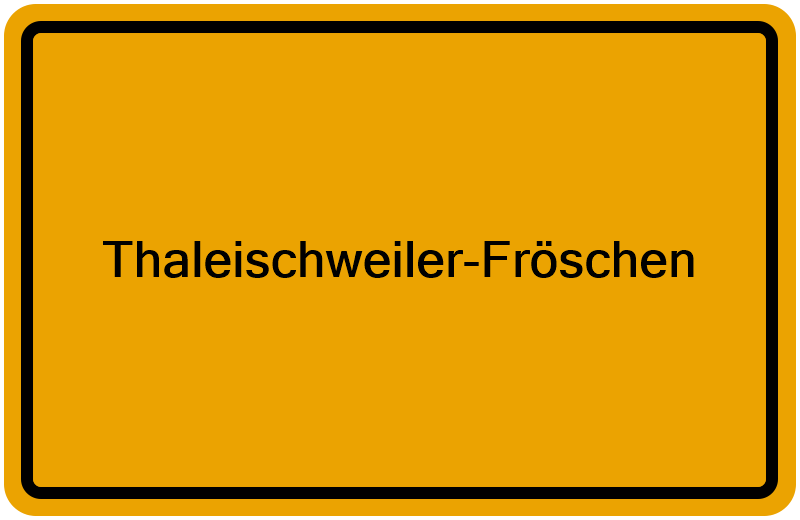 Handelsregisterauszug Thaleischweiler-Fröschen