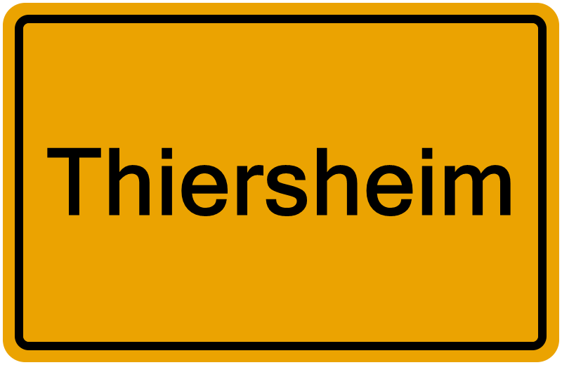 Handelsregisterauszug Thiersheim