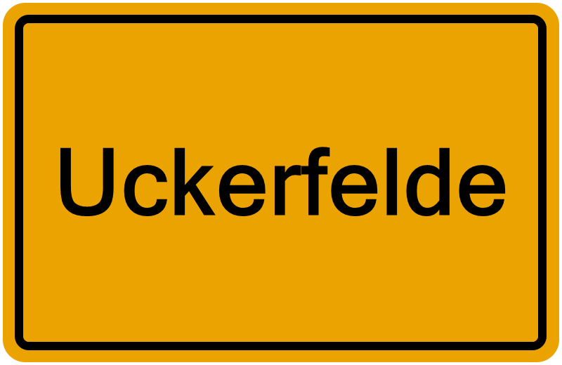 Handelsregisterauszug Uckerfelde