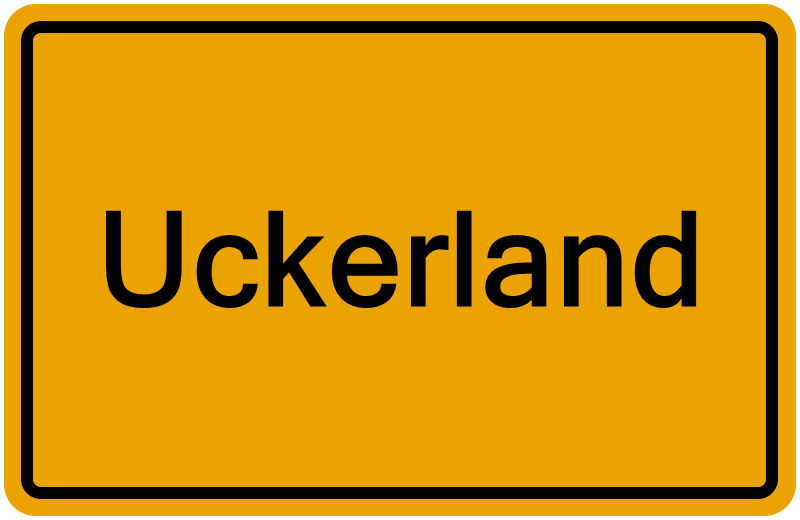 Handelsregisterauszug Uckerland
