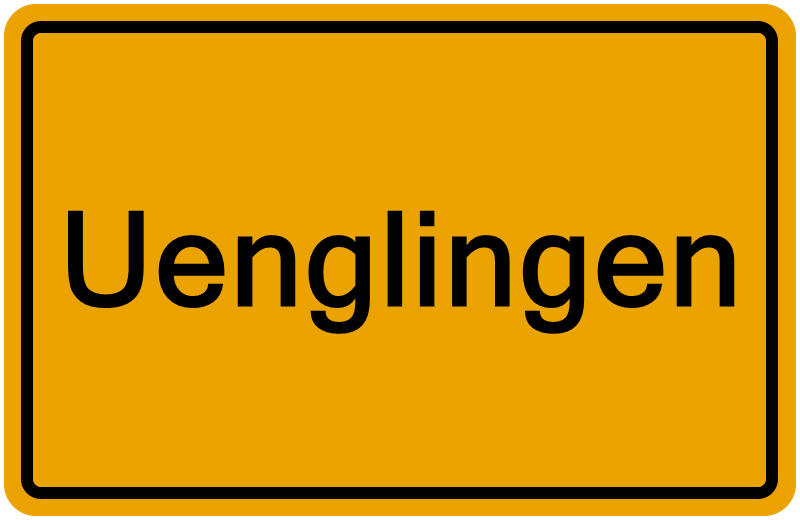 Handelsregisterauszug Uenglingen