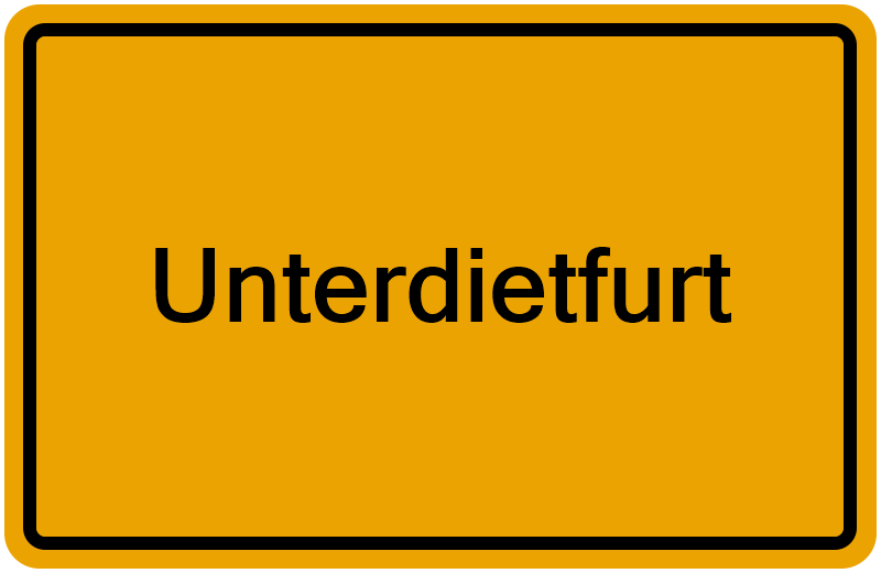 Handelsregisterauszug Unterdietfurt