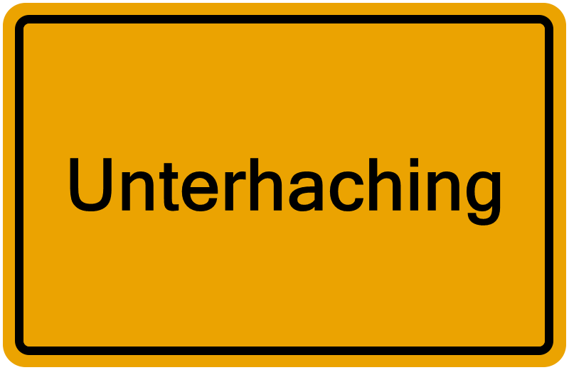 Handelsregisterauszug Unterhaching