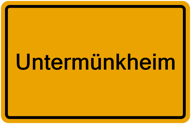 Handelsregisterauszug Untermünkheim