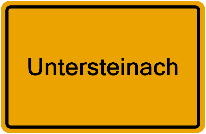Handelsregisterauszug Untersteinach