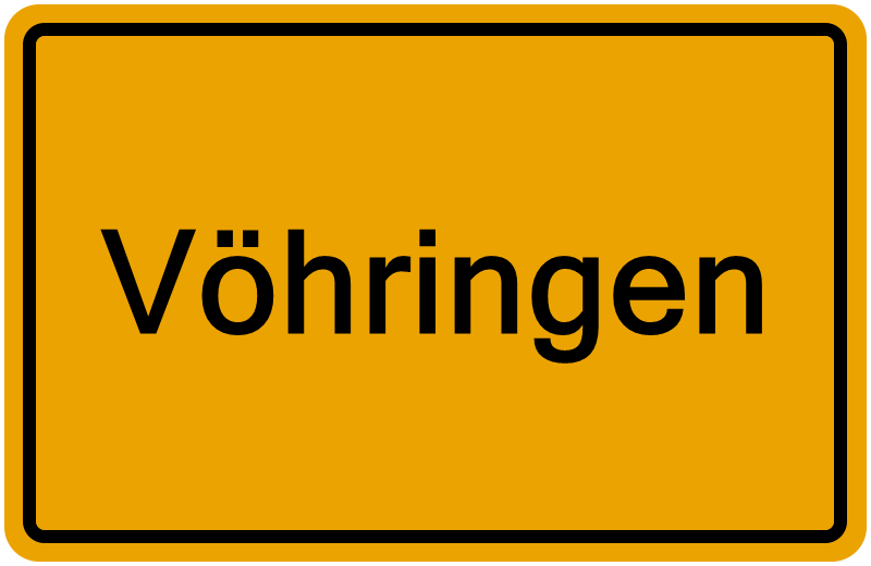 Handelsregisterauszug Vöhringen