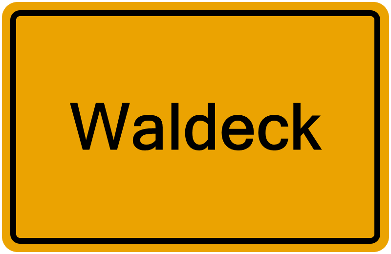 Handelsregisterauszug Waldeck