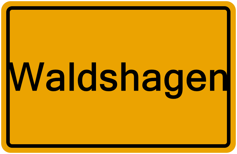 Handelsregisterauszug Waldshagen