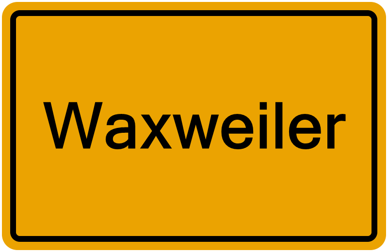 Handelsregisterauszug Waxweiler