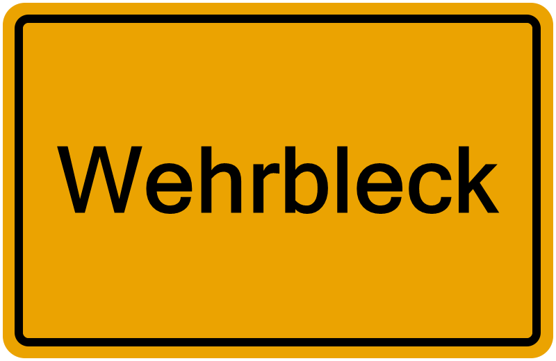 Handelsregisterauszug Wehrbleck