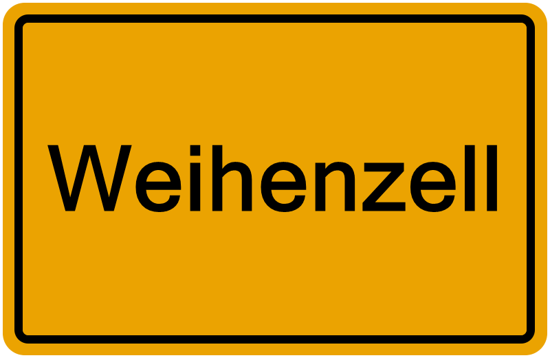 Handelsregisterauszug Weihenzell