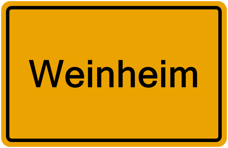 Handelsregisterauszug Weinheim