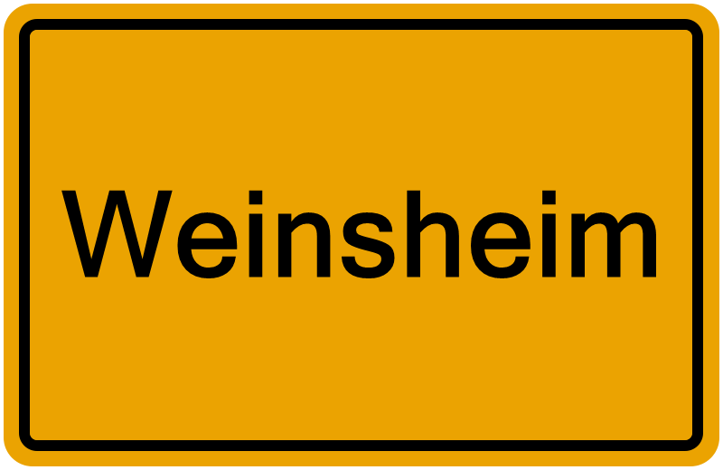 Handelsregisterauszug Weinsheim
