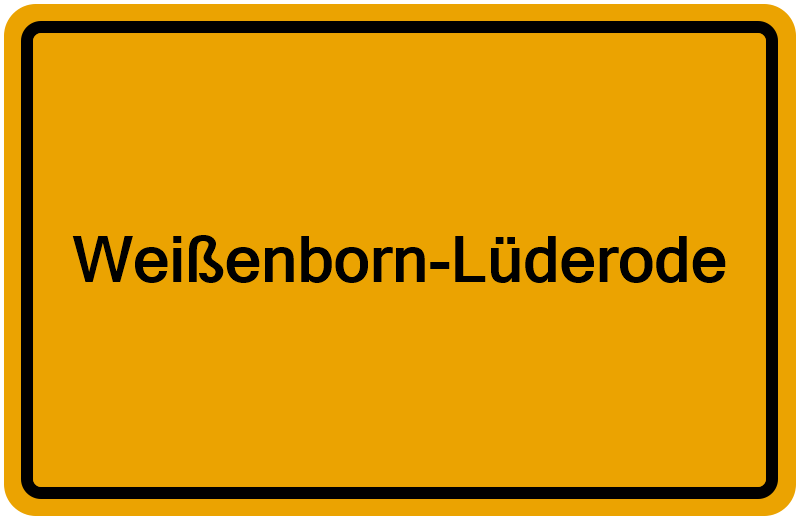 Handelsregisterauszug Weißenborn-Lüderode