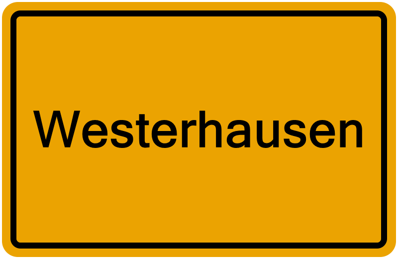 Handelsregisterauszug Westerhausen
