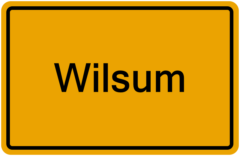 Handelsregisterauszug Wilsum