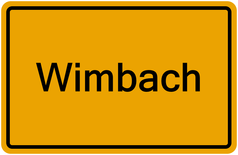 Handelsregisterauszug Wimbach