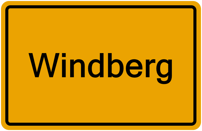 Handelsregisterauszug Windberg
