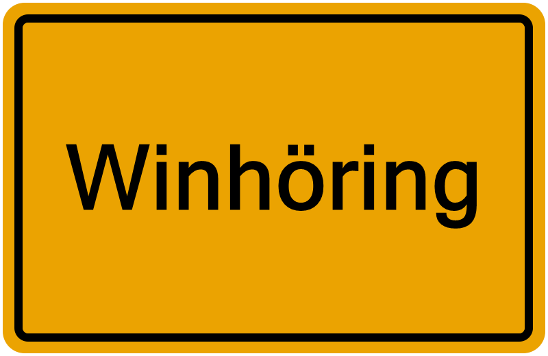 Handelsregisterauszug Winhöring